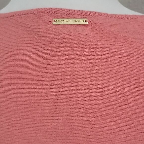 Michael Kors soft salmon L sweater lightweight fall - Picture 6 of 8
